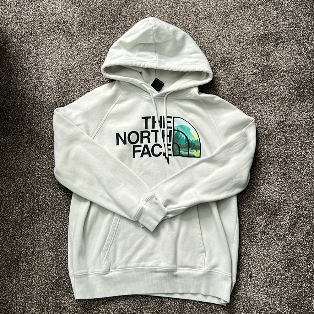 North face hooded sweatshirt